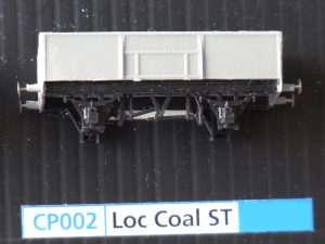 CP002 - GWR 16' Steel Loco Coal Wagon N13/19/20 + 9' u/f, plastic