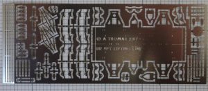 AT042 - BR 9' Lifting LInk AVB, etched