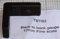 TBTB2 - 12mm finescale back-to-back gauge