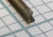 TFB1 - Flat Bottom rail, Code 80 - 10 One Yard Lengths (18” length if posted)