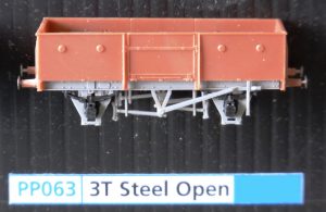 PP063 - LNER 13 ton 17'6" steel open wagon Highfit to BR D 1/037 or D 1/041. plastic