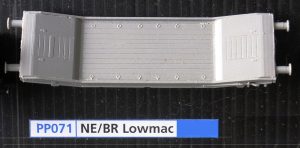 PP071 - LNER/BR 23T Lowmac NV, plastic