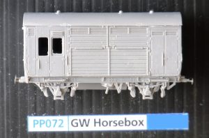 PP072 - GWR Diag N13 Horsebox 'Paco C', Plastic