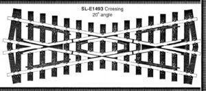 SLE1493 - Diamond Crossing, 20 degree angle