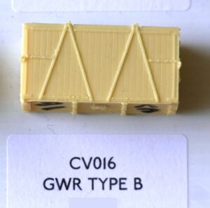 CV016 - GWR 13’6” container “short” type B vertically Planked