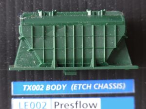 LE002 - BR Presflo Cement wagon (Andrew Thomas etched chassis body ex Triang mouldings), plastic