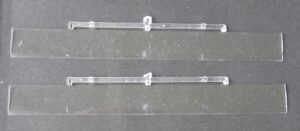 PP020 - Clear Plastic Coach Sides (2), plastic