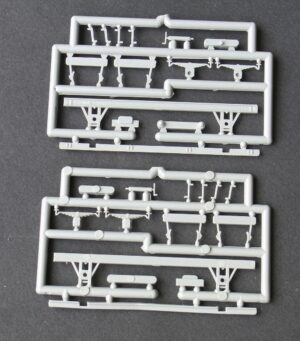 PP034 - 16' wb 24' GWR Toad Brake Van Underframe (No Headstocks), plastic
