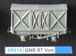 SP014 - LNER GNR 8 Ton 16' Van, Four End Posts & Cross Braced Sides (Needs 9'6" u/f), plastic
