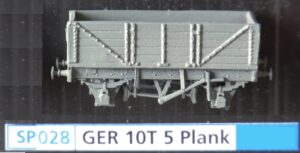 SP028 - LNER GER 10 Ton 14'11" 5 Plank Open (Needs 9' u/f) + extra body, plastic