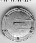 LBR098 - LMS 11mm dia Smokebox Door with dogs on 12.5mm ring  on 14.3mm dia front, 3F 0-6-0T Jinty, wm